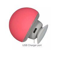 Mini Mushroom Style Bluetooth Speakers for All Bluetooth Devices Red N2