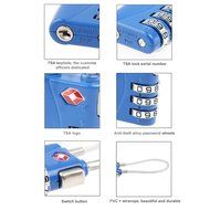 HT Luggage Locks Combination Password Locks Padlocks TSA Approved 3-Digit 4-Pack (Four Color)