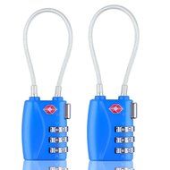 HT Luggage Locks Combination Password Locks Padlocks TSA Approved 3-Digit 4-Pack (Four Color) N3