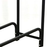 Sunnydaze 8-Foot Firewood Log Rack, Log Rack &amp; Cover COMBO N18