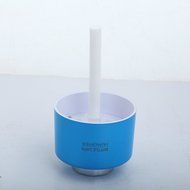 Polytree Mini USB Night-light Portable Air Mist Humidifier with Cover for Bedroom Office (Blue) N5