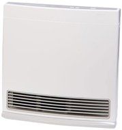 Propane Heater Wall Mount Fan Stainless Steel Indoor Warm 25 Watt 24000 BTU 1000 SQ FT NEW