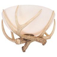 Monte Carlo MC79 3-Light Antler Bowl Kit, Antique White Scavo by Monte Carlo