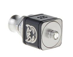 Hellboy Styled RDA Rebuildable Dripping w/ Wide Bore Top Cap - Stainless Steel