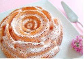 8&quot; Big Rose Shape Food Grade Silicone Cake Mold Birthday Cake Bakeware(1pcs) N5