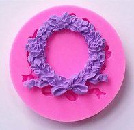 Design 555 Small Size Classic Garland Silicone Mold,Sugar Mold, Chocolate Mold, Cake Decoration Tool N3