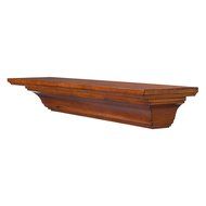 Pearl Mantels 418-72 Homestead Natural Unfinished 72" Mantel Shelf N6
