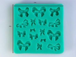 Bow Shape Silicone Soap Mold Fondant Cake Decorating Styling Tools Bakeware Cooking Tools Kitchen Accessories