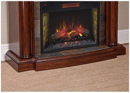 ChimneyFree Aspen Infrared Electric Fireplace Mantel Package in Meridian Cherry - 28WM1751-C248