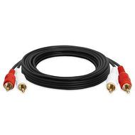 Cmple - RCA Stereo Audio Cable Male to Male -75 ft