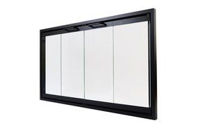 Superior Bi-Fold Glass Fireplace Door, Easy to Install, Stop Annoying Drafts and Lower Your Heating Bill (Fits... N2