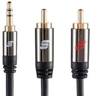 Sinseader 6.6ft 3.5mm to 2RCA Audio Auxiliary Stereo Y Splitter Cable Male to Male input amplifier or receiver...