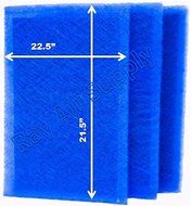 Dynamic Air Cleaner Replacement Filter Pads 24x24 Refills (3 Pack) N3