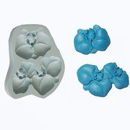 Silicone Molds Orchid Cake Decorating Gompaste Supply M4711 By Ok Molds