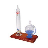 Galileo Thermometer-Barometer 12in