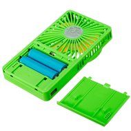 ELEGIANT Hand-held USB Rechargable 3 Speeds Portable Mini USB Summer Cooling Fan Personal Pocket Fan blue