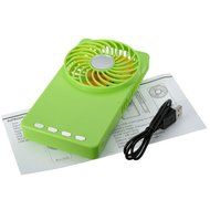 ELEGIANT Hand-held USB Rechargable 3 Speeds Portable Mini USB Summer Cooling Fan Personal Pocket Fan blue N3