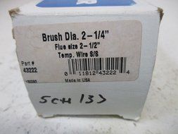 Schaefer Brush Manufacturing 43222 2-1/2" Flue Brush (2-1/4" Brush Diameter) N4