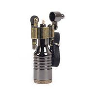 Ezyoutdoor 3 Pieces High-grade Kerosene Bottles Lighters Wheel Wizard Style Cigarette Jet Torch Random Color N7