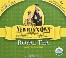 Newmans Own Organics Royal Green Tea - 40 per pack -- 6 packs per case. N2