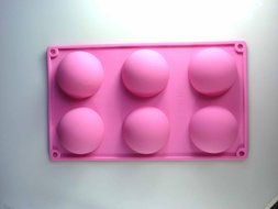 1pcs Round Fondant Cake Pan Candy Soap Silicone Mold Baking Pan Cake Decoration