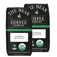 The Bean Coffee Company Guatemala, Organic Ground, 16-Ounce Bags (Pack of 2) N2