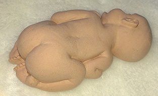 Design 559 Sleeping Baby Shape Silicone Mold,Sugar Mold, Chocolate Mold,Soap Mold, Cake Decoration Tool N2