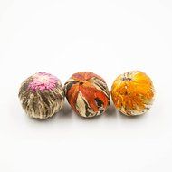 Elitea&reg; 12 Pieces Premium Grade Jasmine Blossom Blooming Flowering Flower Tea Balls (Assorted 6 Blooming Styles) N6