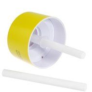 Mini Portable Water Bottle Cap Air Ultrasonic Humidifier with USB Cable for Office Home (yellow) N4