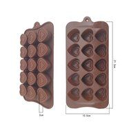 Layer Heart Shape Chocolate Silicone Mold Baking Cake Decoration