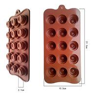 silicone mold 15-hole round tower silicone chocolate mold cake baking tools