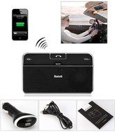 Hands Free Vehicle Mounted Bluetooth Speakerphone with Multiuse by Deruicent N4
