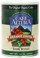 Cafe Altura Ground Organic Coffee, Regular Roast, 12 Ounce (Pack of 3) N10