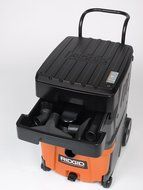 RIDGID Wet Dry Vacuum Cleaner VAC1100 Smart Cart 11-Gallon Wet Dry Auto Vacuum Cleaner for Car and Home, 6.5 Peak...