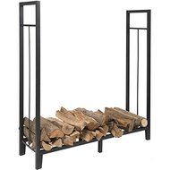 Black Steel Log Holder