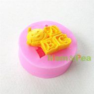 Mom&amp;pea 0653 Mini Baby &amp; ABC Shaped Silicone Mould for Fondant Cake Sugar Paste Cake Decoration 3d Cake Toppers... N2