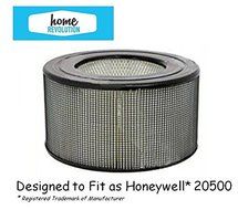 Honeywell 20500 HEPA Replacement Media Filter Fit for 17000 and 10500 ~Made by Home Revolution