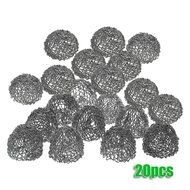 Scotte(TM) 20pcs silver Tobacco Pipe Screen Metal Ball Filter