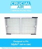 Idylis HEPA Air Purifier Filter; Fits Idylis Air Purifiers IAP-10-200, IAP-10-280; Model # IAF-H-100C; Designed...