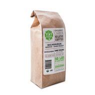 Tiny Footprint Coffee Organic Fair Trade Nicaragua Segovia Dark Roast Whole Bean, 1 Pound