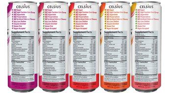 Celsius Green Tea, Peach Mango, 12 Ounce (Pack of 12) N68