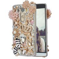 Spritech(TM) Bling Phone Case For LG V10,3D Handmade Crystal Perfume Pattern Accessary Design Clear Cellphone... N77