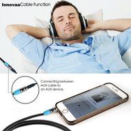 AUX Audio Cable, INNOVAA Universal Stereo Audio Male to Female 3.5mm AUX Cable - 15 Feet