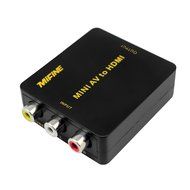 Mifine AV to HDMI HD Video Audio Converter 720p 1080p Mini 3RCA Composite CVBS to HDMI Switcher Portable AV2HDMI... N2