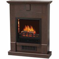 M870P-28ADC DECOFLAME Electric fireplace w/28&quot; Mantle, Dark Chocolate, use w/ or without Heater