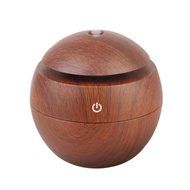 Vintage USB Essential Oil Aroma Diffuser Ultrasonic Humidifier Air Purifier Mist Atomizer - Brown Wooden Grain... N7