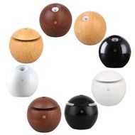 Vintage USB Essential Oil Aroma Diffuser Ultrasonic Humidifier Air Purifier Mist Atomizer - Brown Wooden Grain... N8