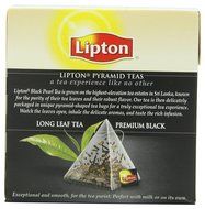 Lipton Black Tea, Black Pearl Pure Long Leaf 20ct, 1.4 OZ (Pack of 6) N2