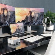 Satechi Aluminum Mini Universal Docking Station with Dual Video Outputs for Windows 10, 8.1, 8 &amp; 7 (4K HDMI and... N2