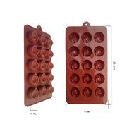 Silicone Pad Vortex Chocolate 15 Holes Jelly Fondant Cake Mold Bakeware Silicone Tool Baking